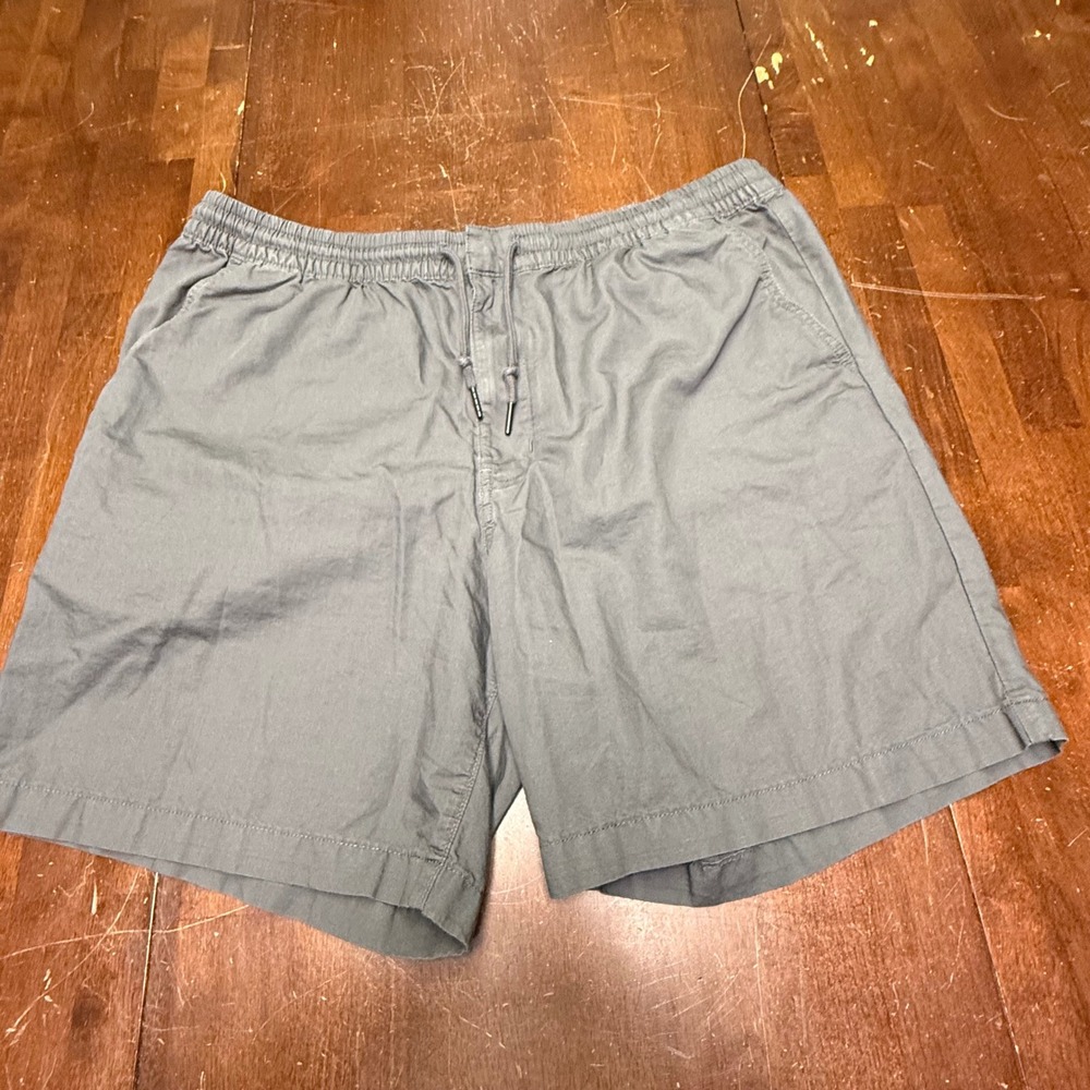 Patagonia Lightweight All-Wear Hemp Shorts Mens XL Grey Elastic Waist Hiking